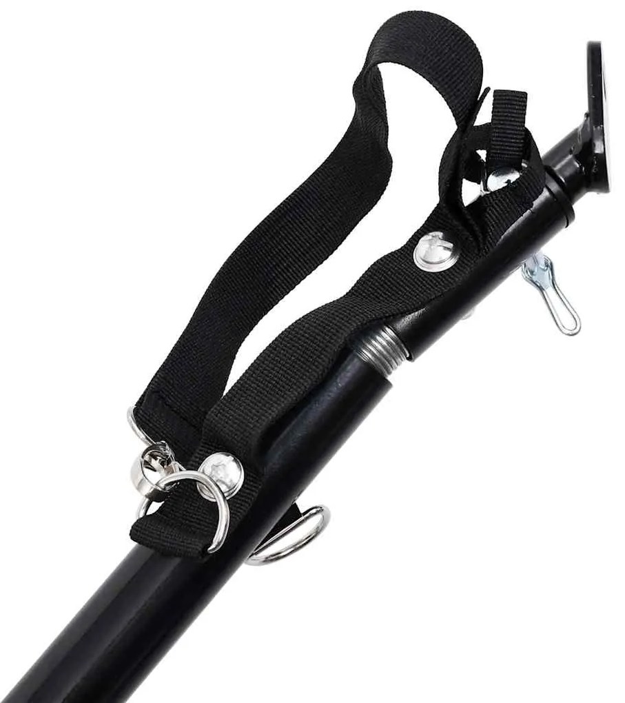 Reboque bicicletas/carrinho para animais 2-em-1 amarelo/cinza