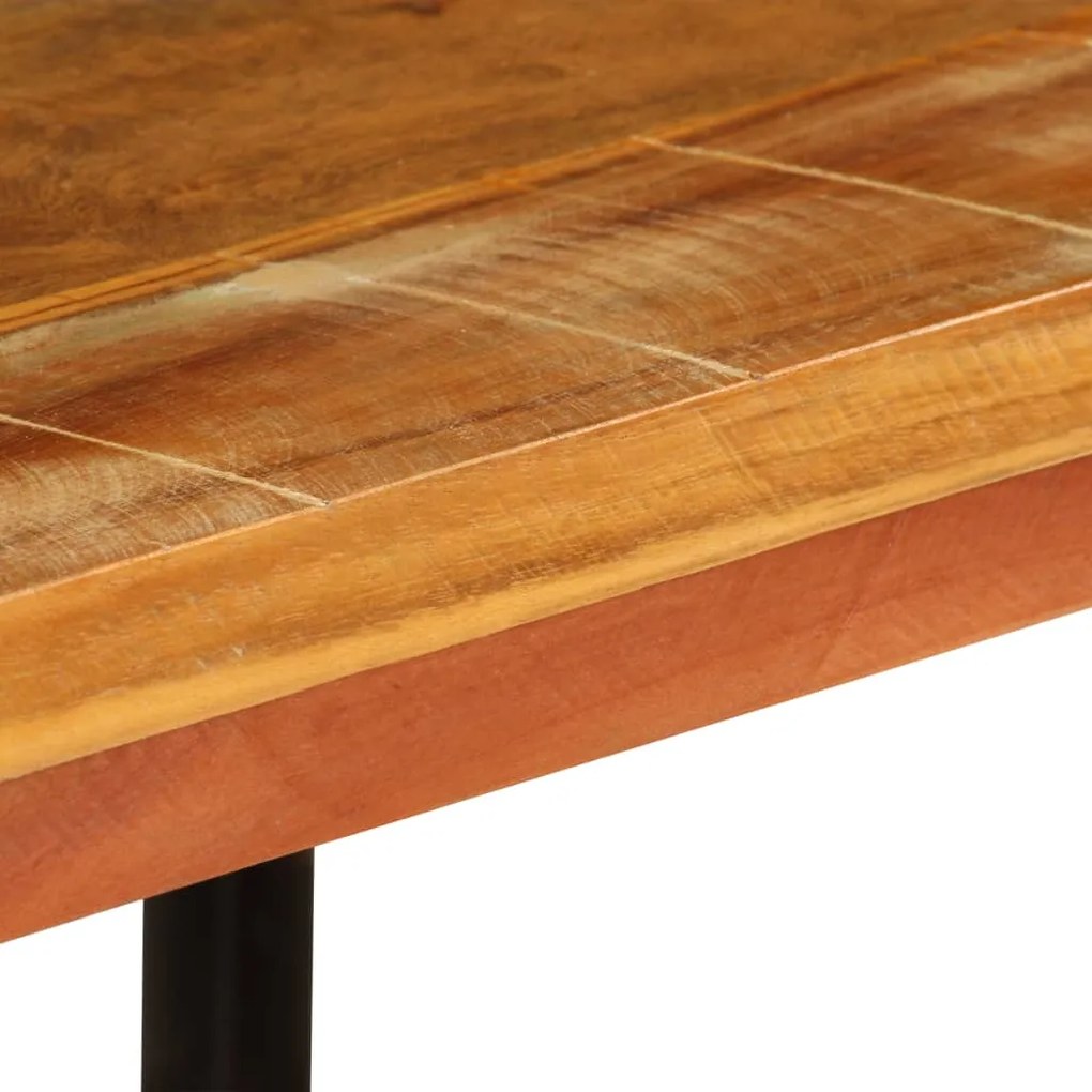 Mesa de centro 100x60x35cm madeira recuperada maciça