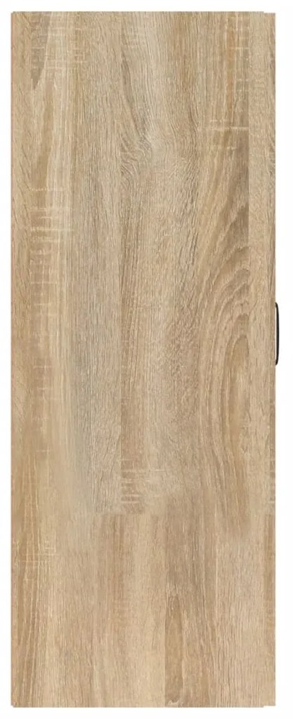 Armário suspenso 69,5x34x90 cm derivados de madeira cor sonoma