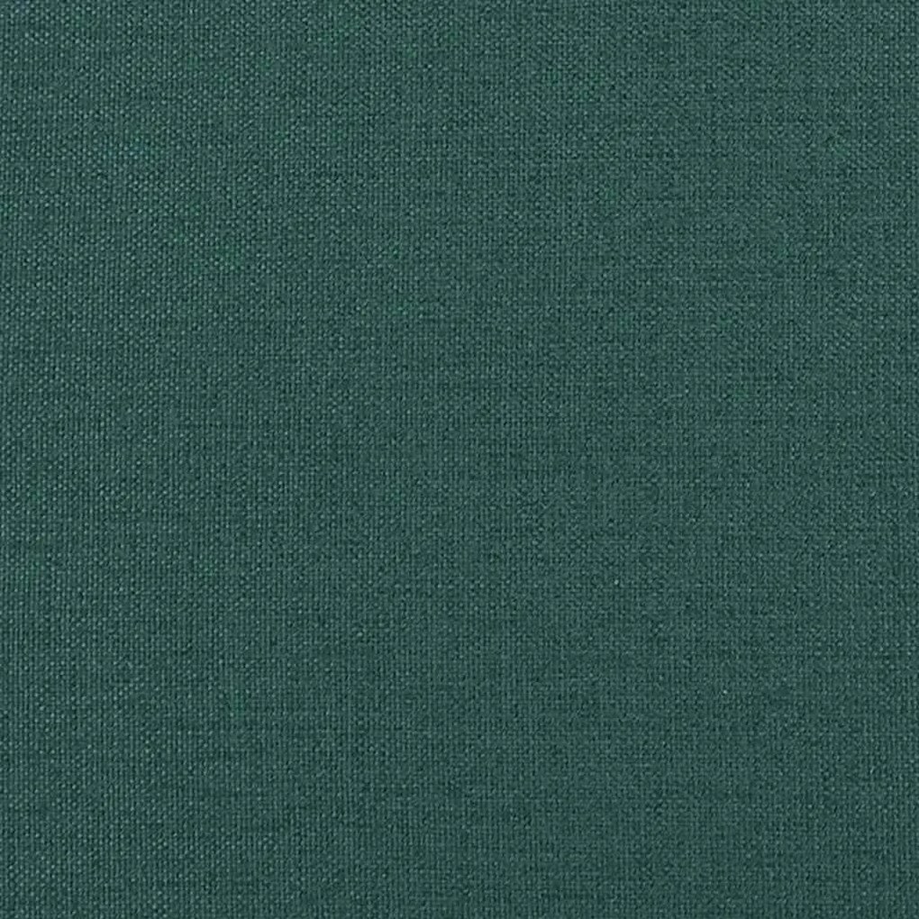 Cadeiras de jantar 2 pcs tecido verde-escuro