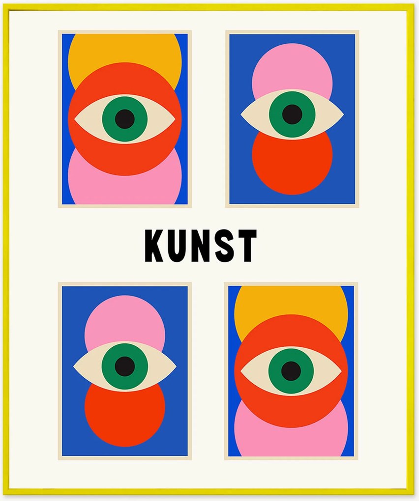Impressão digital emoldurada Kunst