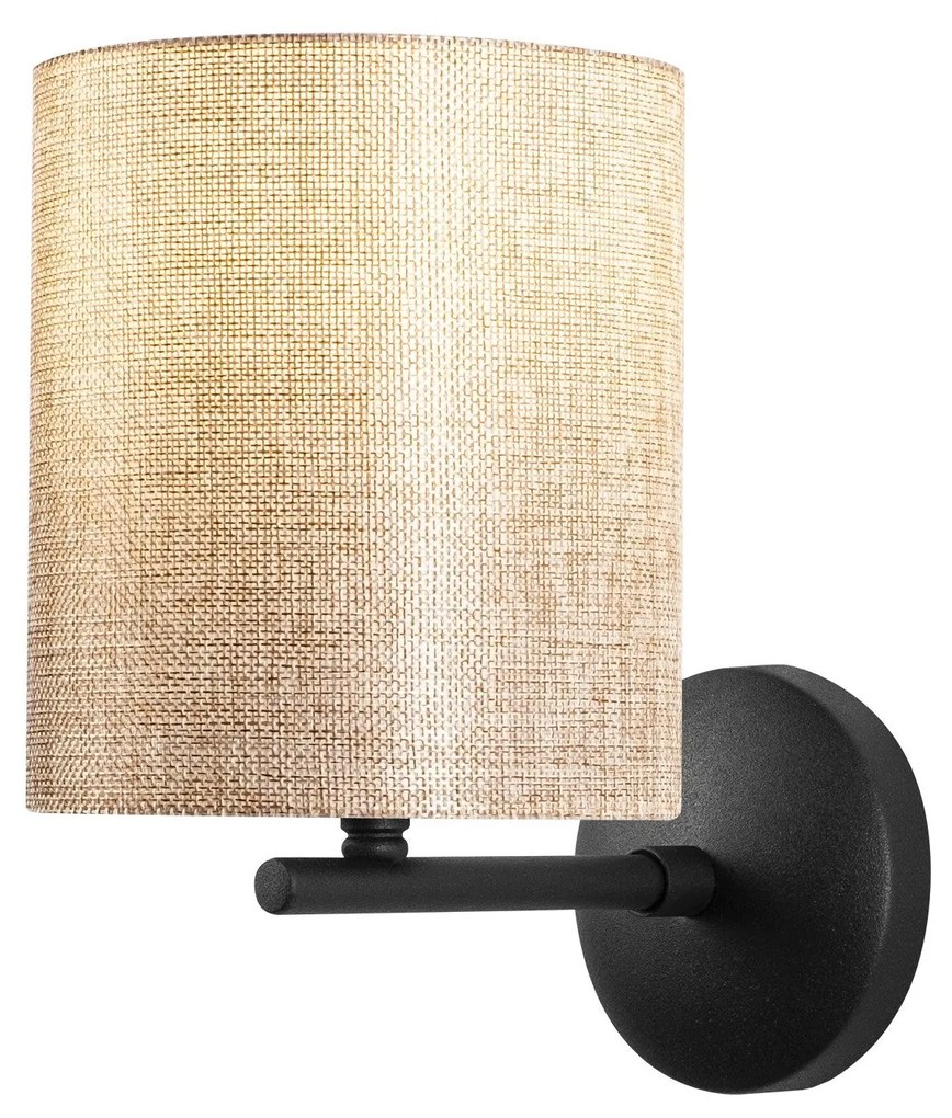 Aplique de Parede Profil – Preto e Creme – 14 x 23 cm