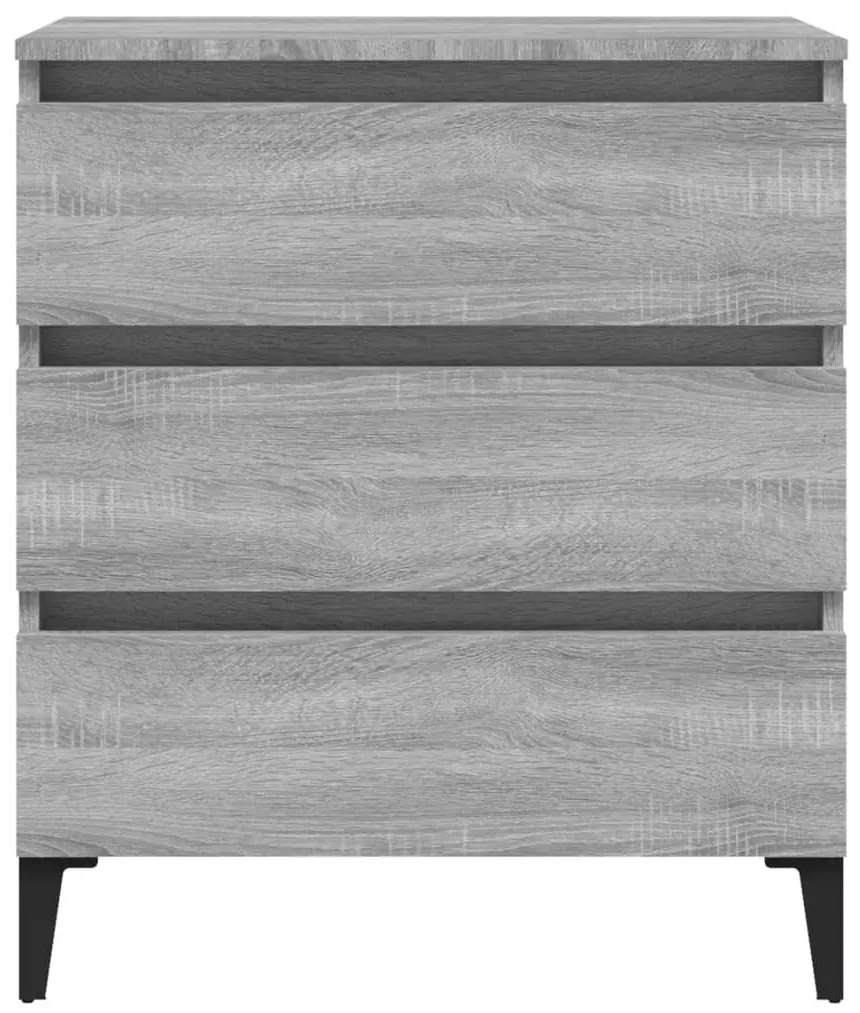 Aparador 60x35x69 cm derivados de madeira sonoma cinza