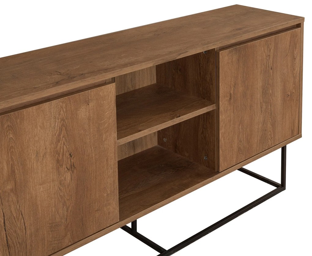 Console Zela – Walnut Black – 140x72x36 cm