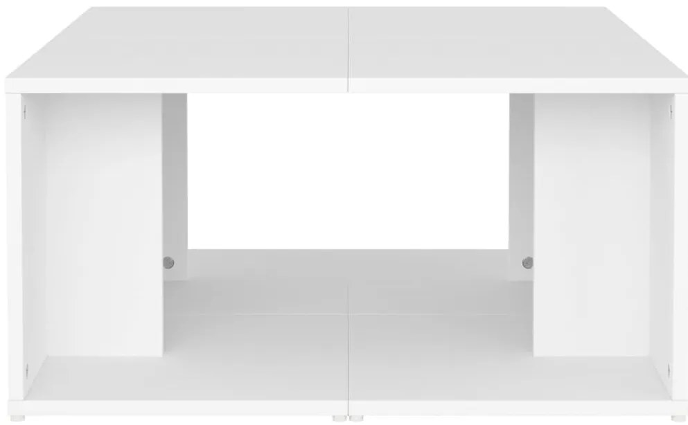 Mesas de centro 4 pcs 33x33x33 cm derivados de madeira branco