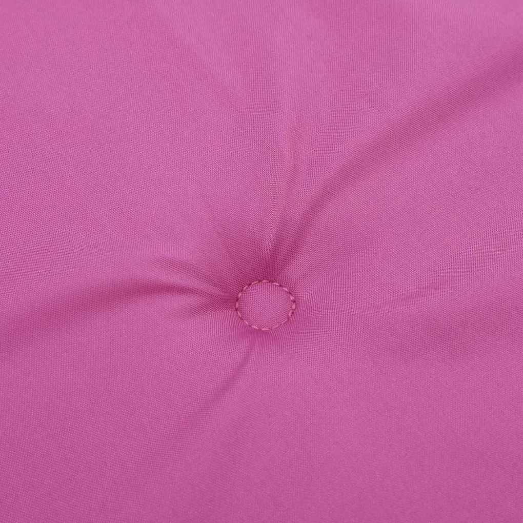 Almofadões p/ cadeira encosto alto 2 pcs tecido oxford rosa