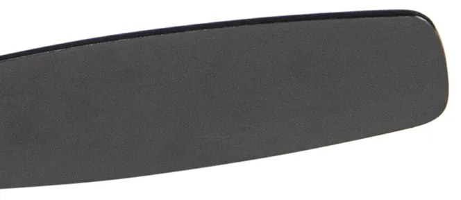 Ventilador de teto preto com controle remoto - Rotar Moderno