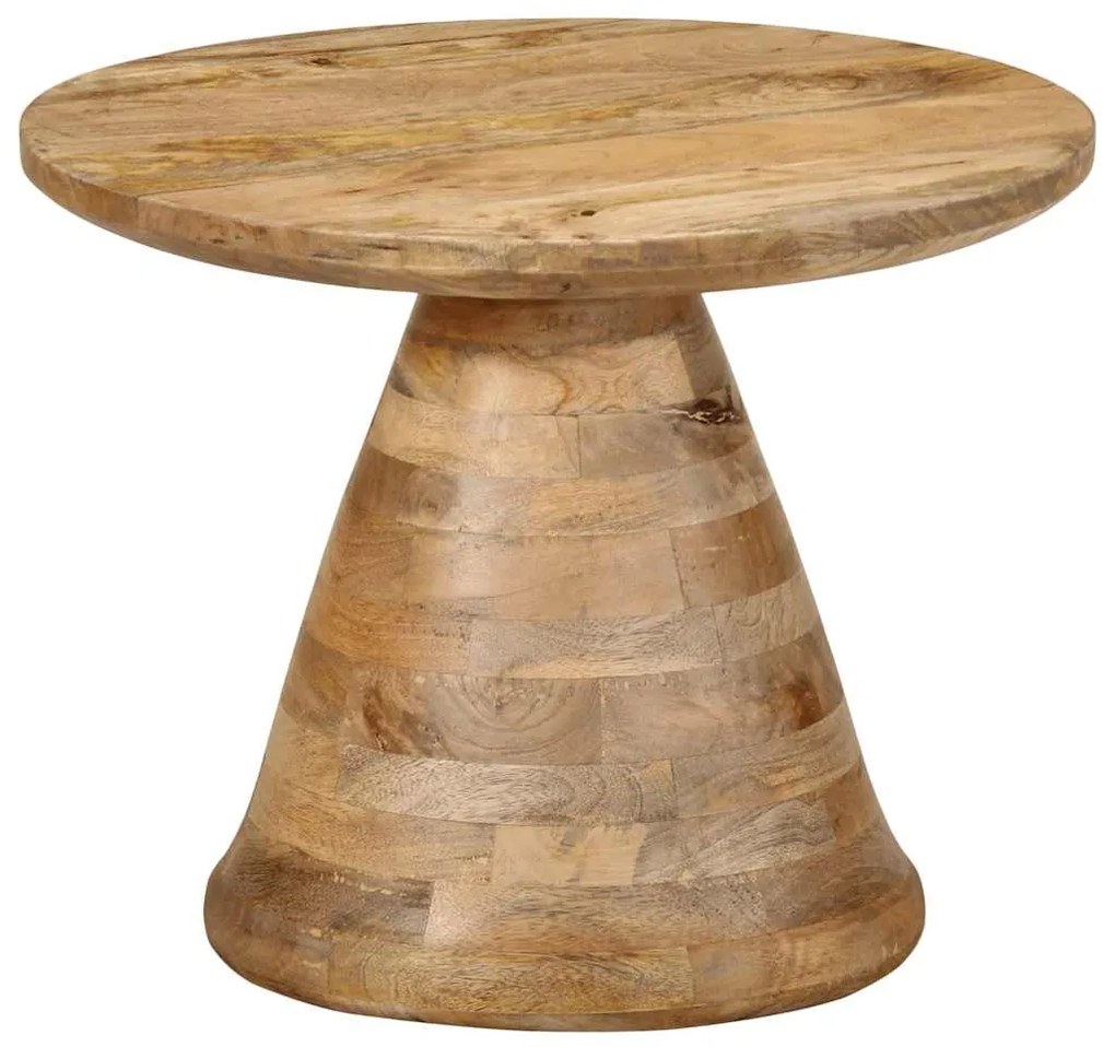 Mesa de apoio Ø50x40 cm madeira de mangueira maciça