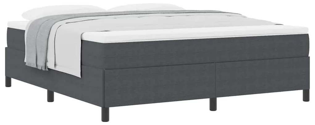 Estrutura de Cama vidaXL Cinza Escuro 180x200 cm Tecido Corduroy