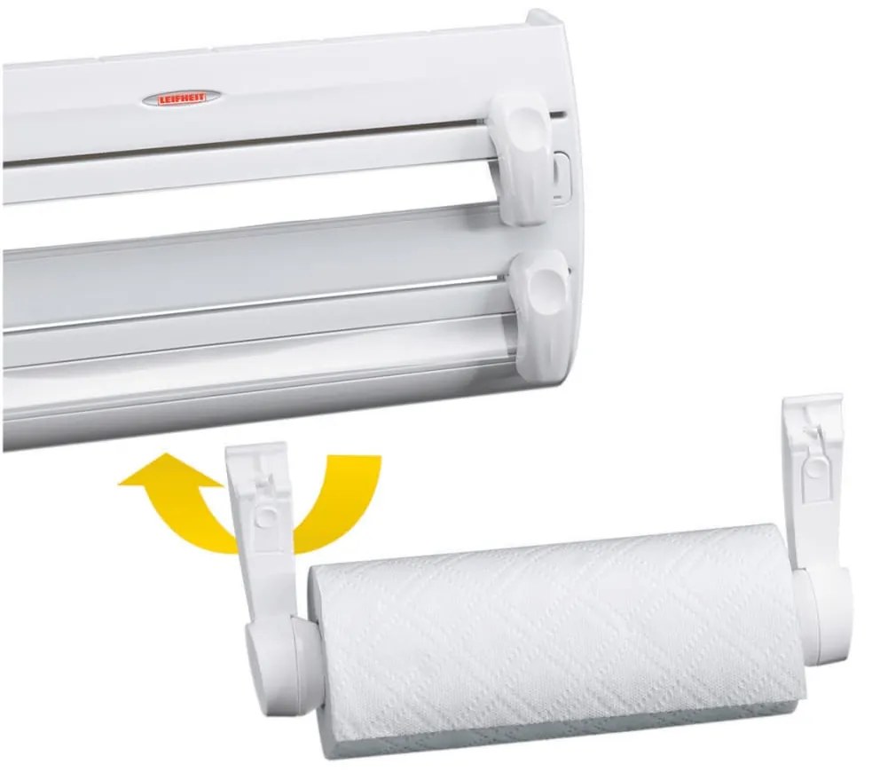 Suporte de parede para rolos de cozinha Parat F2 branco 25771