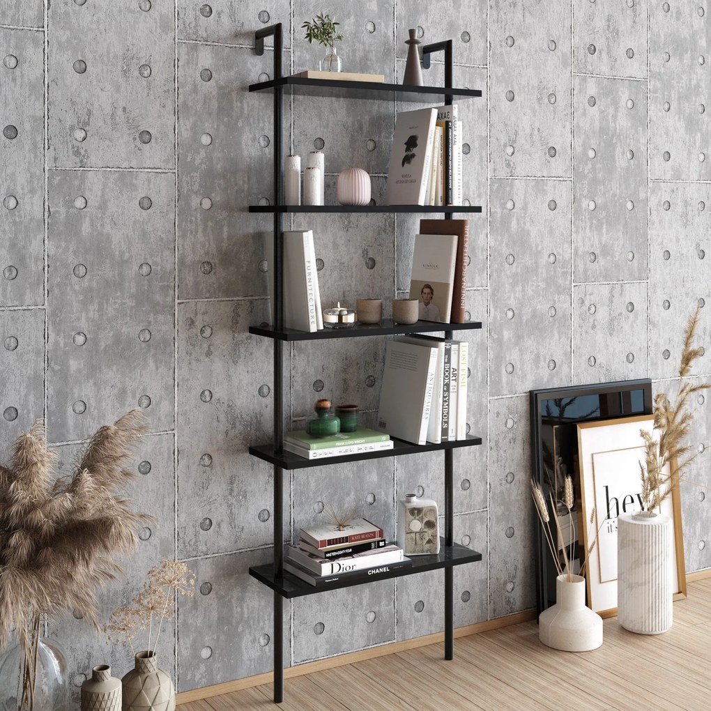 Estante Paula – Preto – 60x174x22 cm