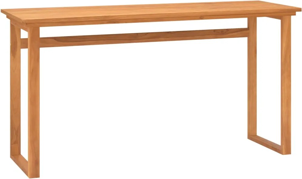 vidaXL Secretária 120x45x75 madeira de teca maciça