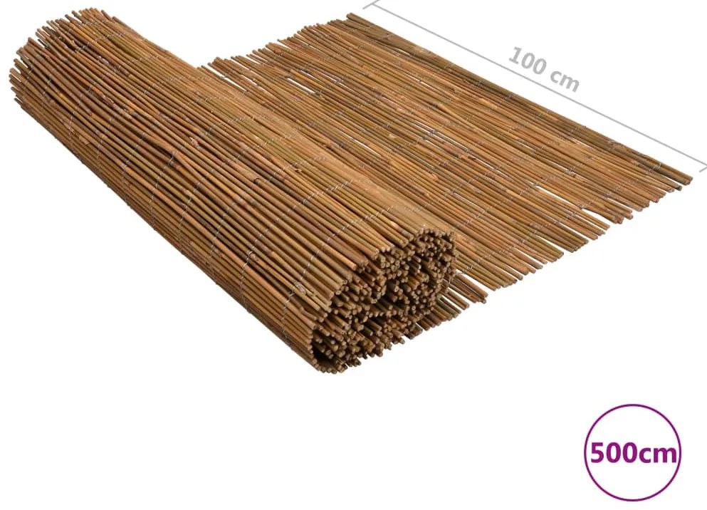 Cerca em bambu 500x100 cm