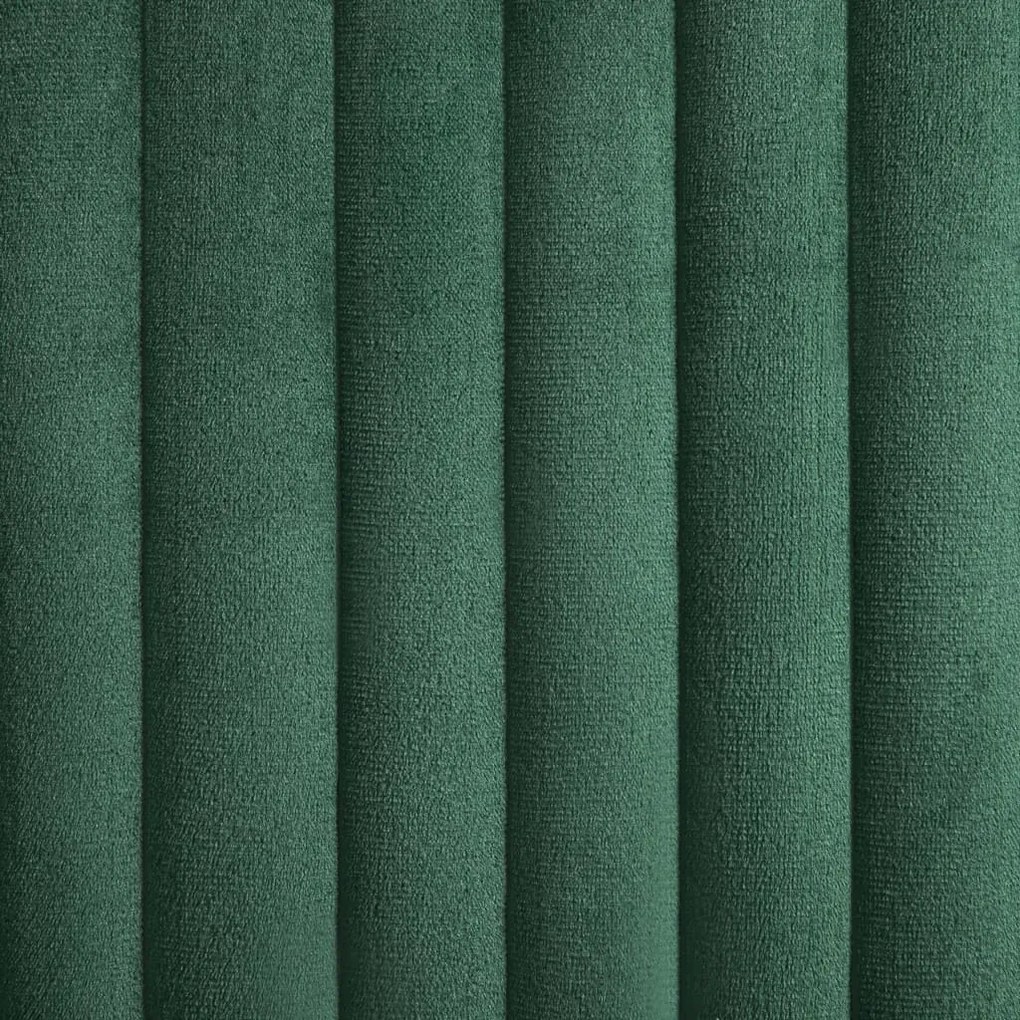 Cadeiras de jantar 2 pcs veludo verde