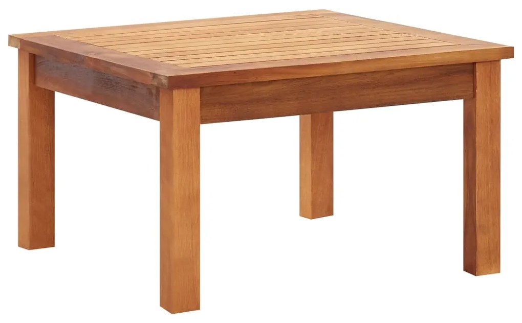 vidaXL Mesa de centro p/ jardim 60x60x36 cm madeira de acácia maciça