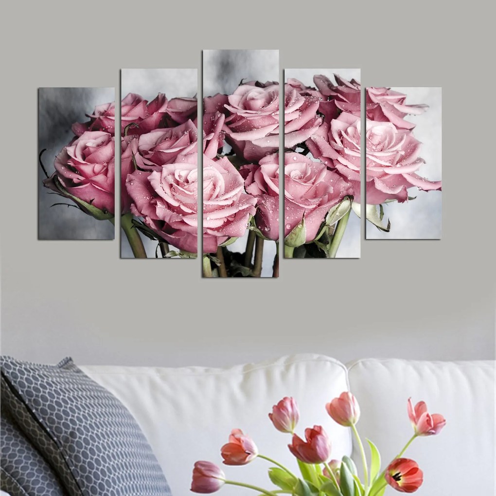 Quadro Decorativo MDF 5PMDF-41 – Multicolor – 110 x 60 cm