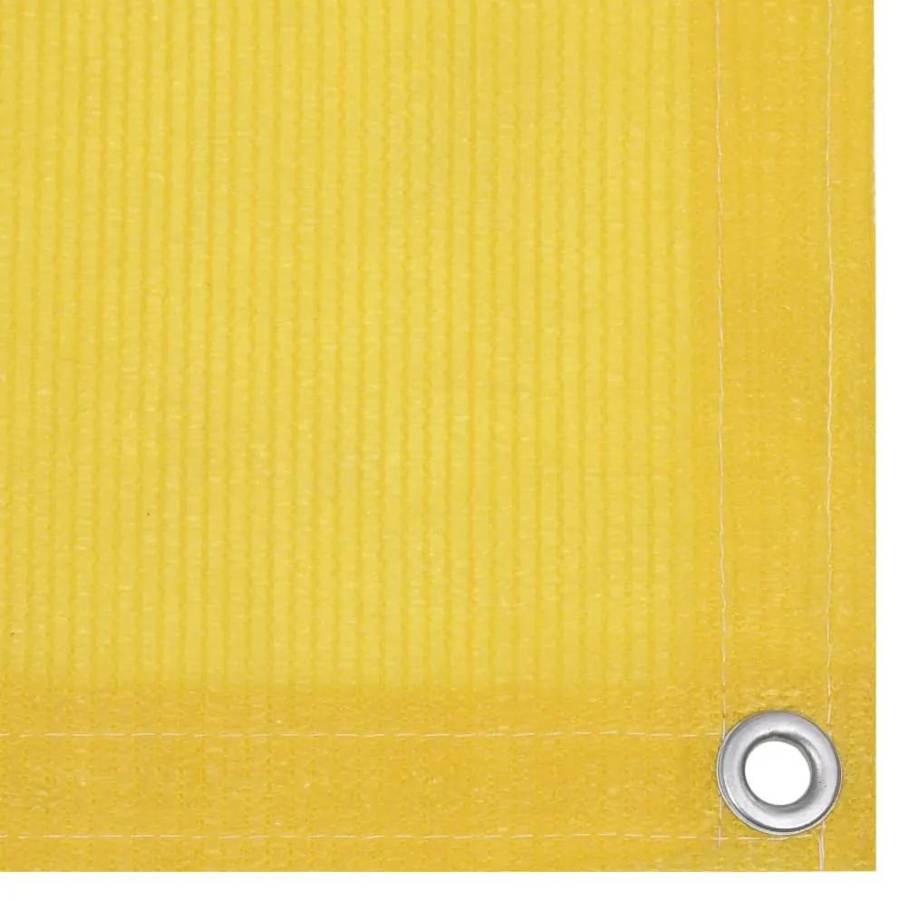 Tela de varanda 120x500 cm PEAD amarelo