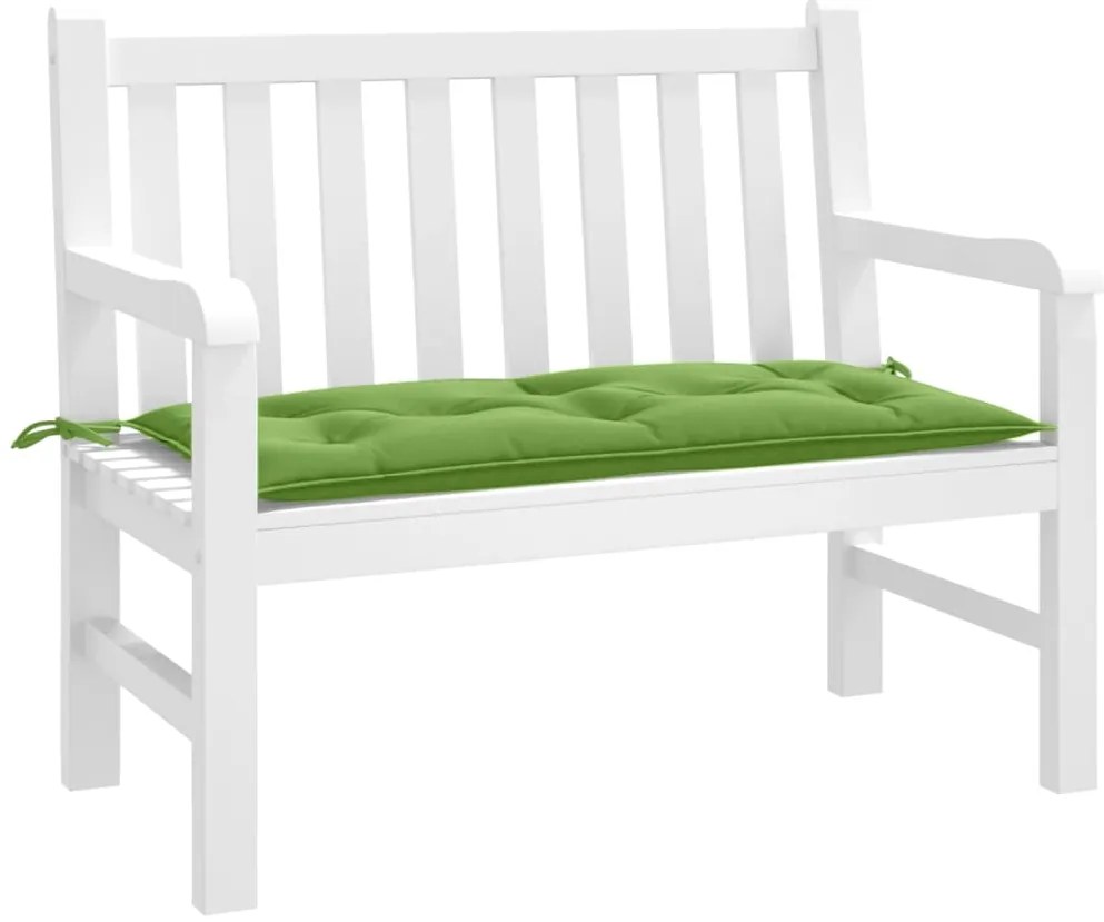 Almofadão banco jardim 100x50x7cm mesclado tecido verde