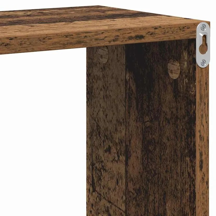 Prateleira de Parede Madeira Antiga 100x20x53 cm Madeira de Engenharia