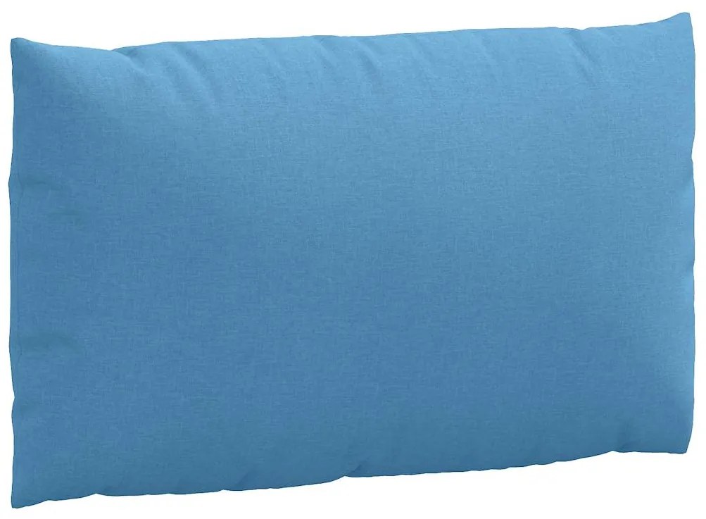 Almofadões de paletes 2 pcs mesclado tecido azul