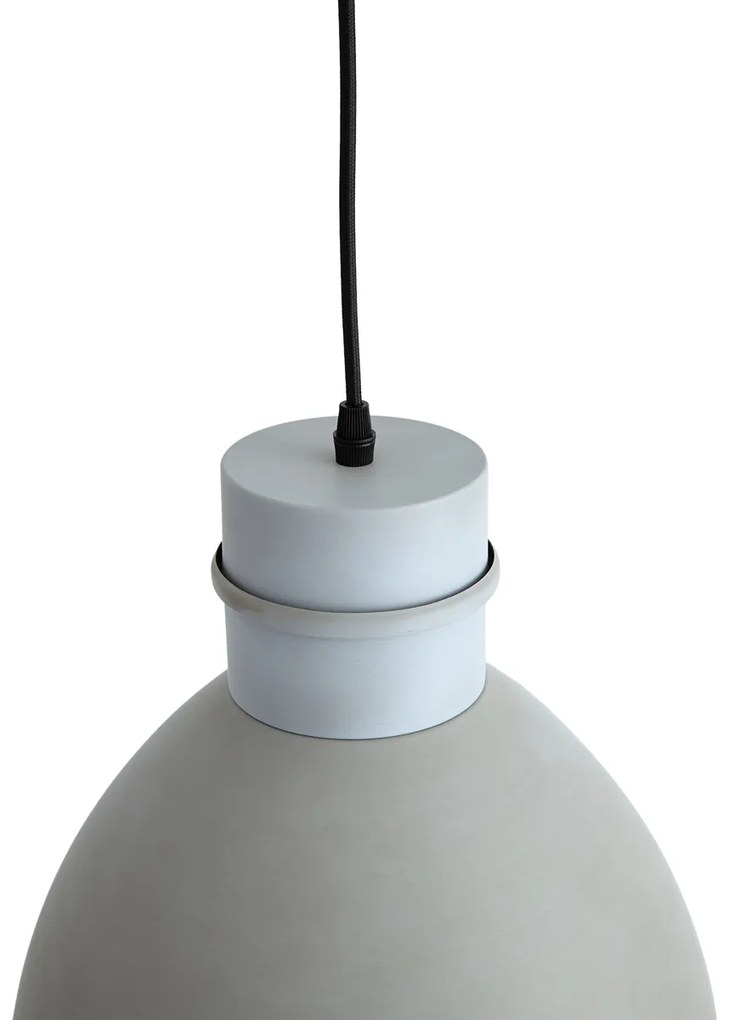 LED Candeeiro de suspensão inteligente cinzento 30 cm com lâmpada A60 Wi-Fi incluída - Dory Moderno