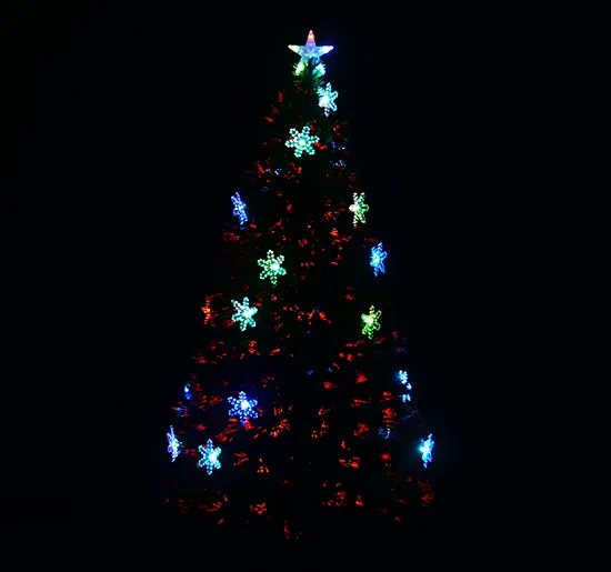 Árvore de Natal Verde Φ 60 x 150 cm + Luzes LED Árvore Artificial