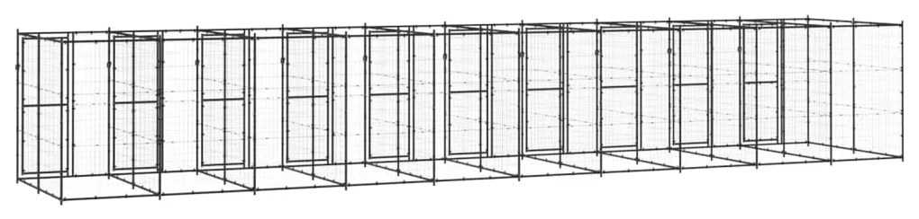 Canil de exterior 24,2 m² aço