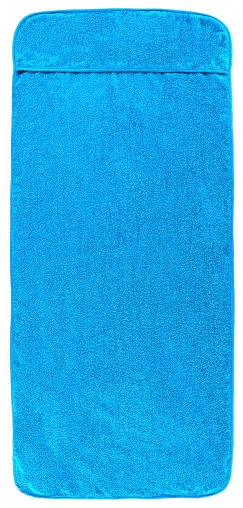 Toalhas de praia 6 pcs 60x135 cm tecido 400 GSM turquesa