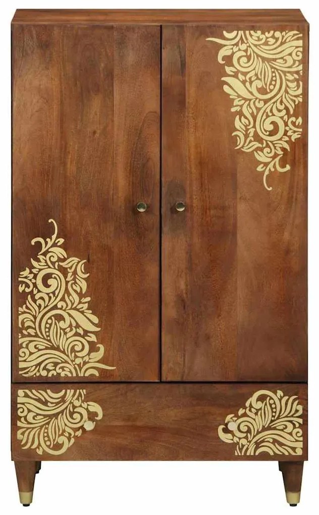 Highboard 60x33x100 cm Madeira Sólida Mangueira