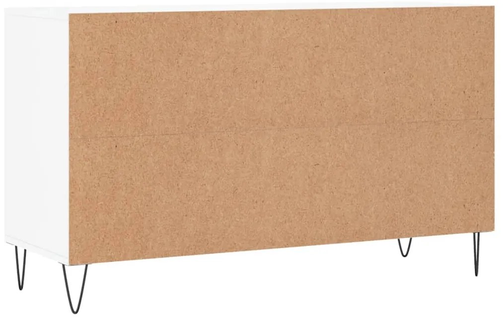 Sapateira 102x36x60 cm derivados de madeira branco brilhante