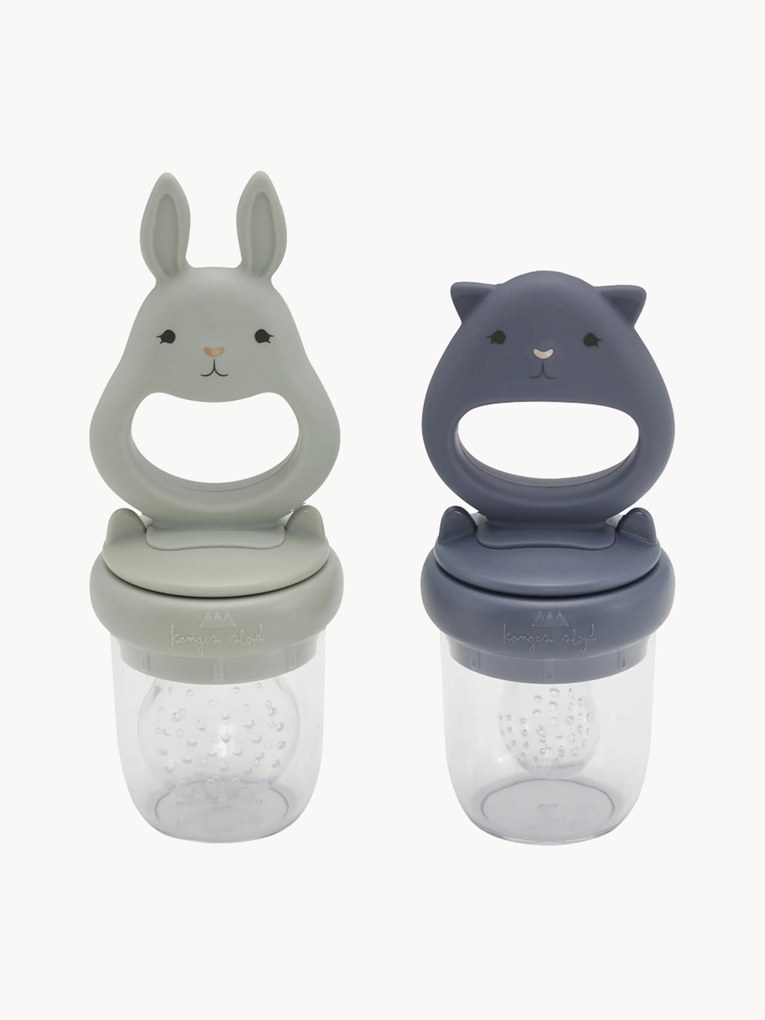 Alimentadores para fruta Bunny, conjunto de 2
