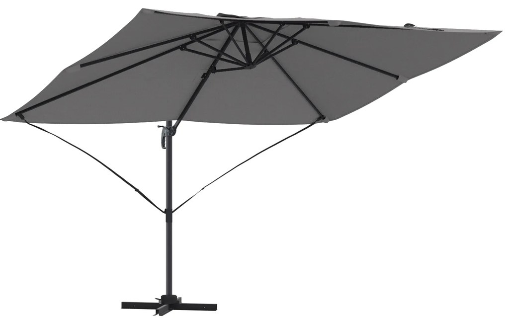 Guarda-sol de Braço Articulado Antracite