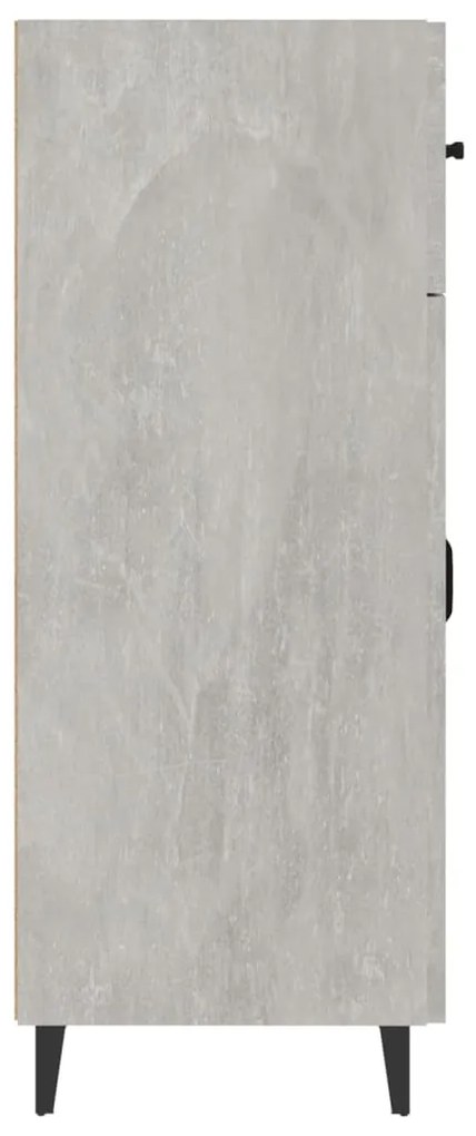 Aparador 69,5x34x90 cm madeira processada cinza cimento