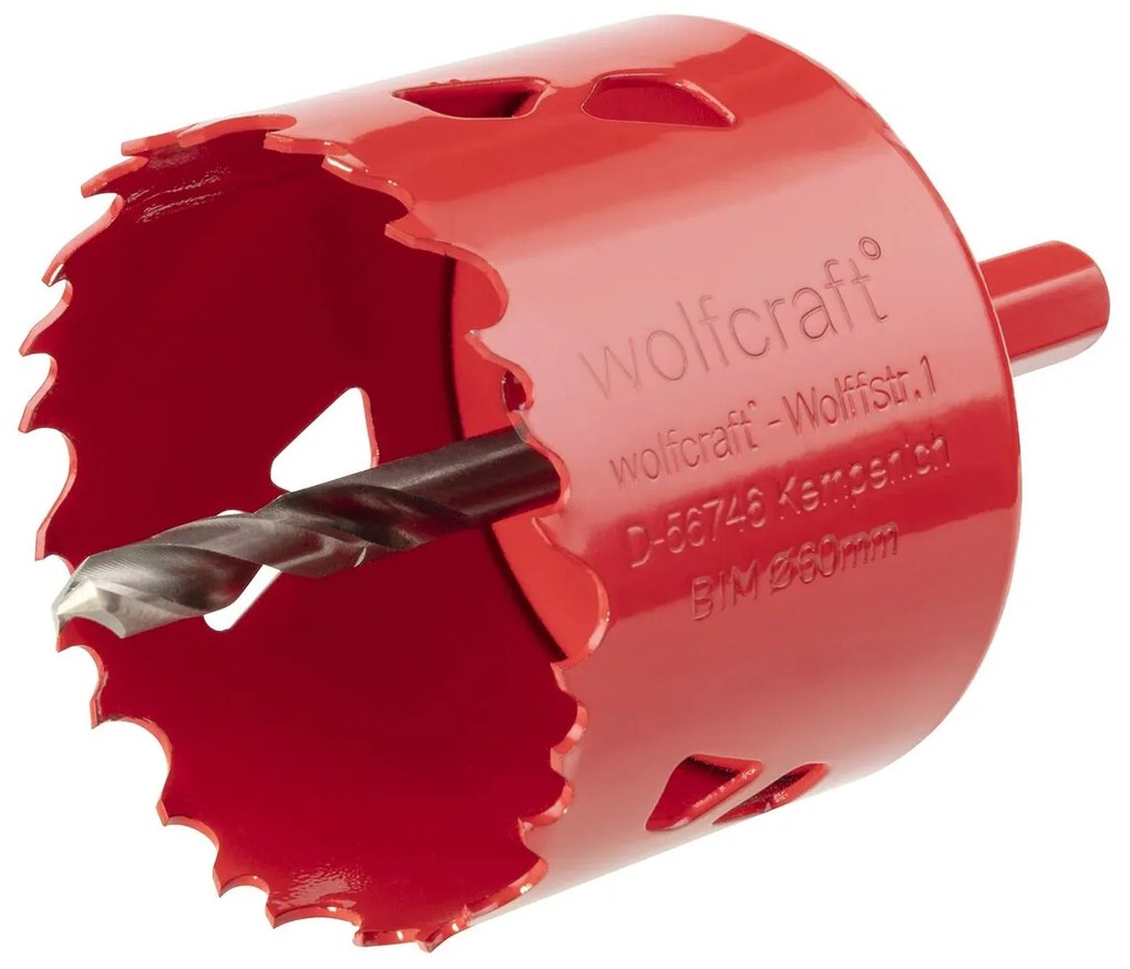 Broca de coroa/fresadora Wolfcraft 5484000 ø 60 mm