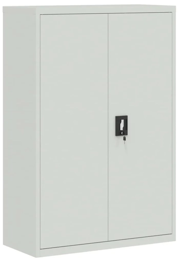 Arquivador 90x40x180 cm aço cinzento-claro