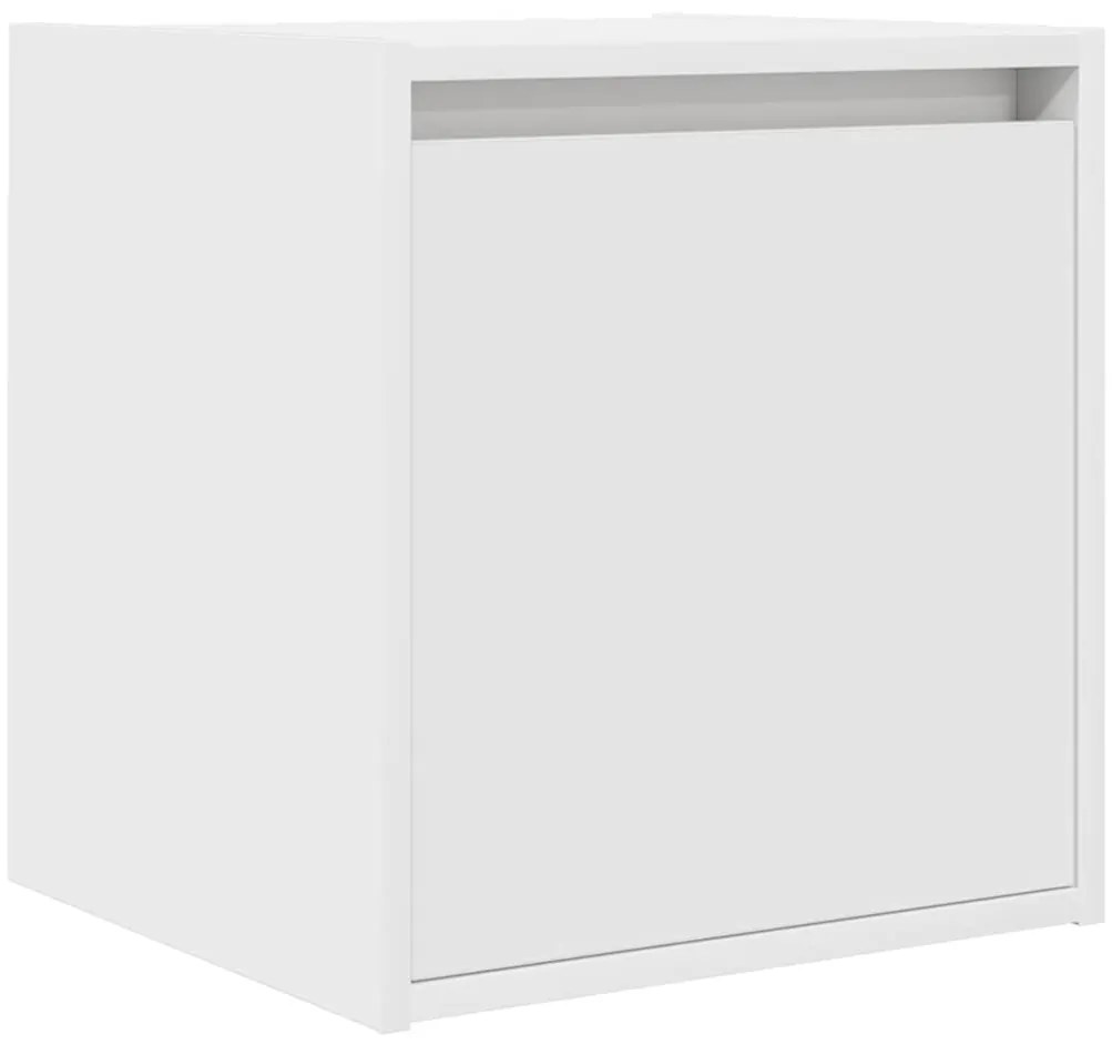 Mesas de cabeceira de parede 2 pcs 38x34x40cm branco