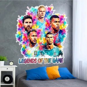 Autocolante de parede para meninos - LEGENDS OF THE GAME