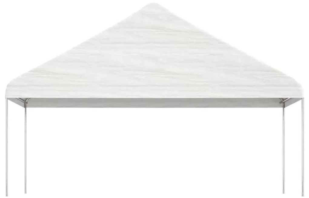Tenda de Eventos com telhado 5,88x2,23x3,75 m polietileno branco