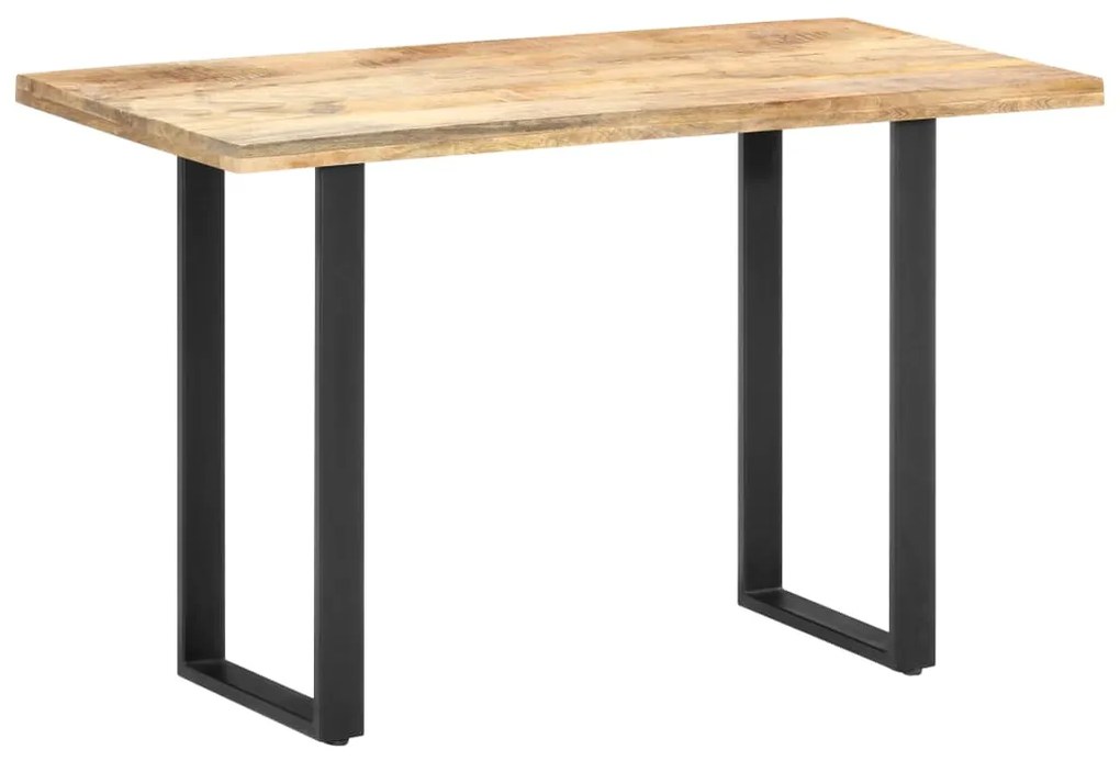 Mesa de jantar 120x60x76 cm madeira de mangueira maciça