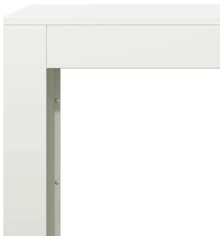 Suporte para lenha 100x40x60 cm aço branco