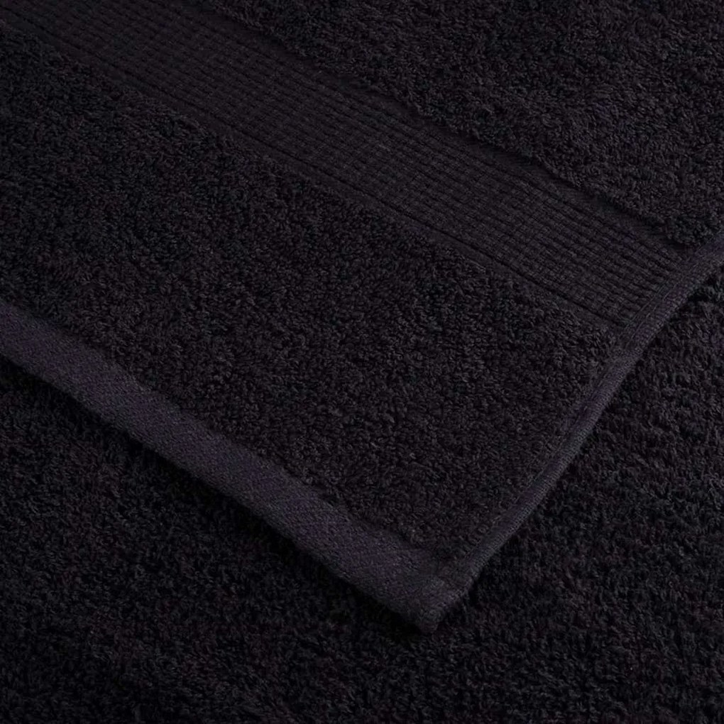 Panos de prato 2 pcs Preto 15 x 21 cm Algodão