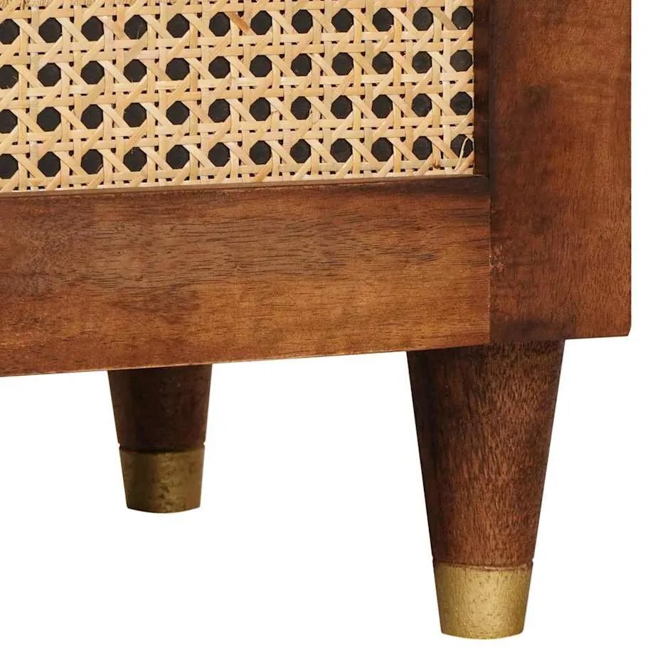 Conjunto de Aparador 2 pcs Castanho 60 x 33.5 x 75 cm