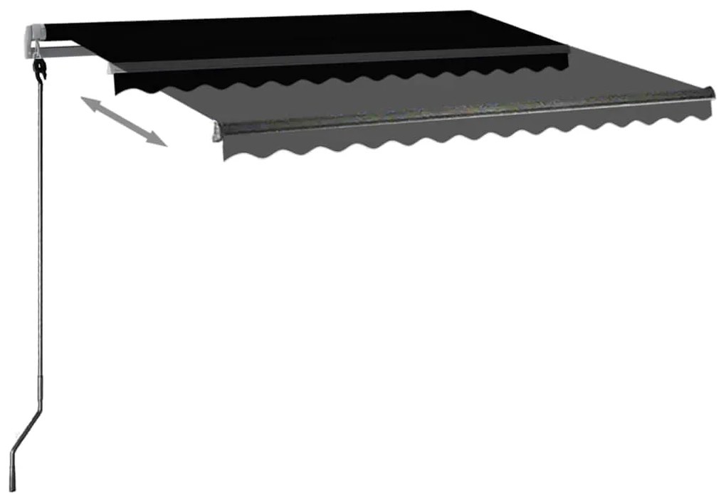 Toldo automático independente 350x250 cm antracite