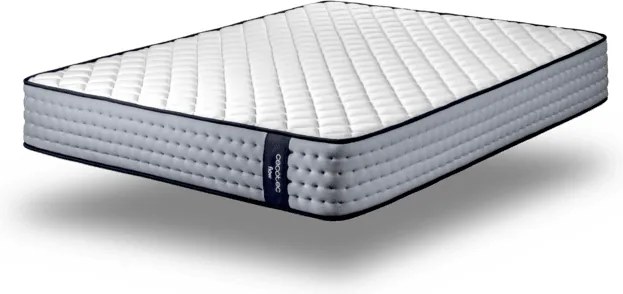 Colchão Flow 6700 Hybrid 90x190 com 7 zonas de firmeza diferentes com estrutura de molas box firme e leve