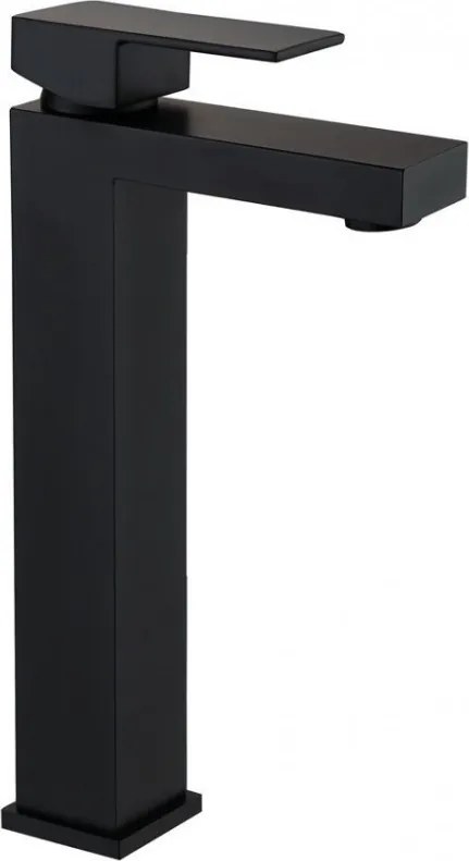 Mexen Cube torneira alta para lavatório, preta - 72910-70