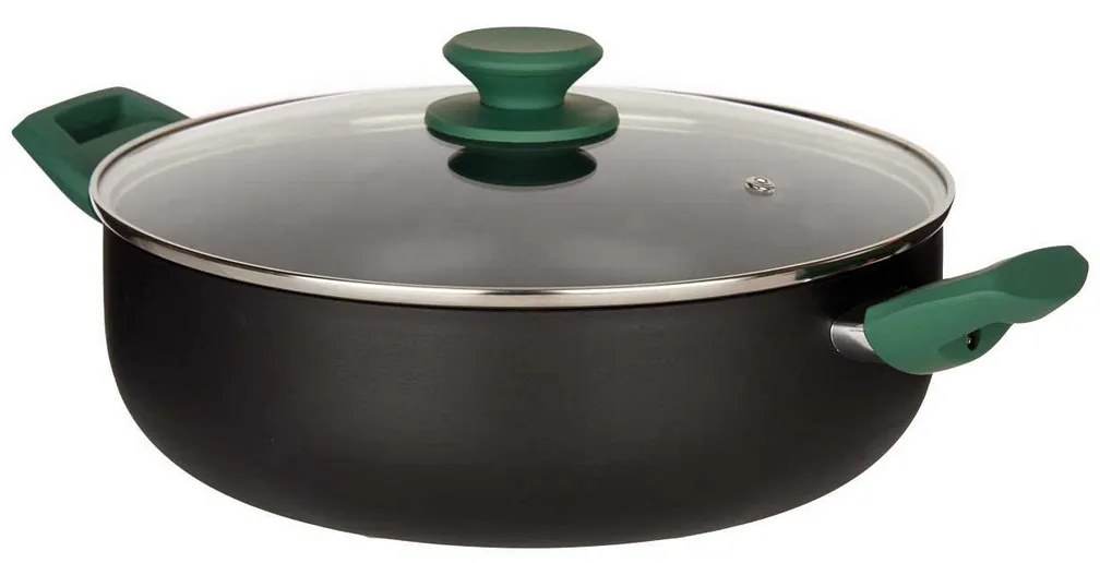 Caçarola Preto Verde Alumínio (7 L)