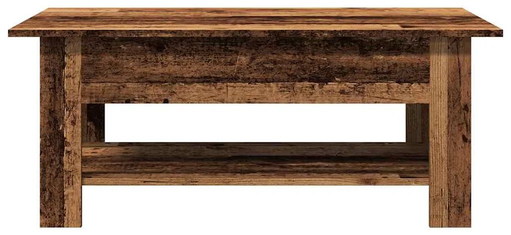 Mesa de centro 102x55x42 cm derivados de madeira madeira velha
