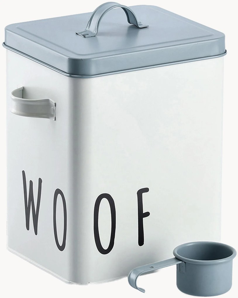 Recipiente metálico para ração Woof