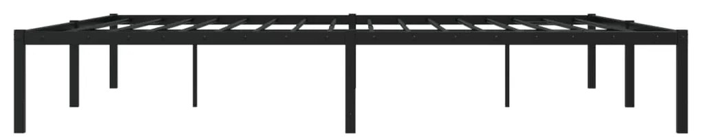 Estrutura de cama 193x203 cm metal preto