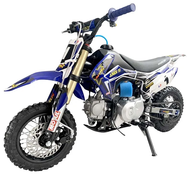 MINI MOTO INFANTIL GASOLINA MTR JUNIOR 90 CC AZUL